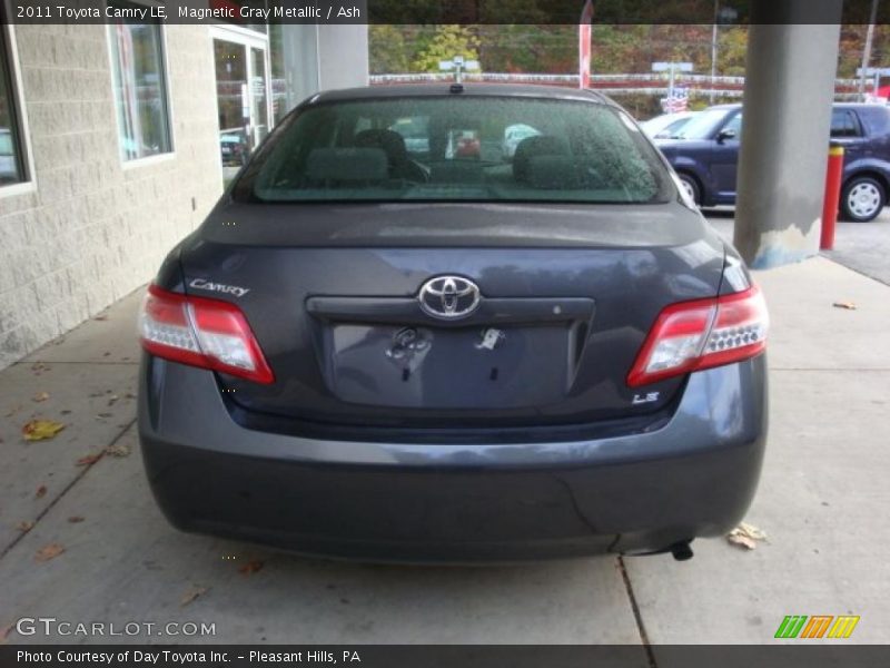 Magnetic Gray Metallic / Ash 2011 Toyota Camry LE