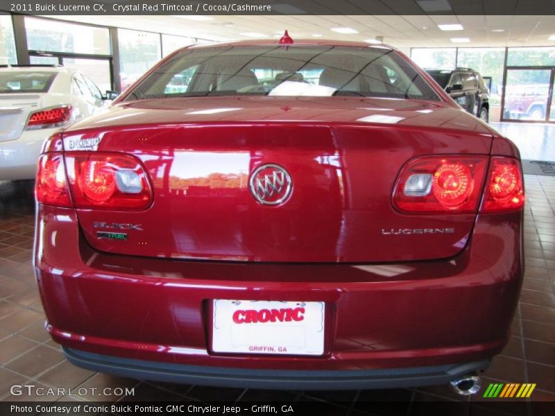 Crystal Red Tintcoat / Cocoa/Cashmere 2011 Buick Lucerne CX
