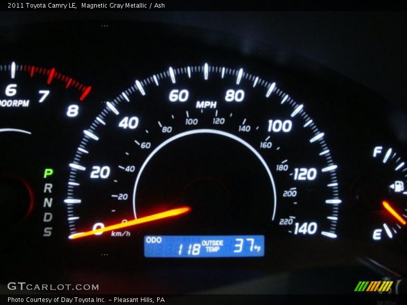 Magnetic Gray Metallic / Ash 2011 Toyota Camry LE