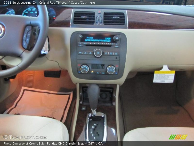 Dashboard of 2011 Lucerne CX
