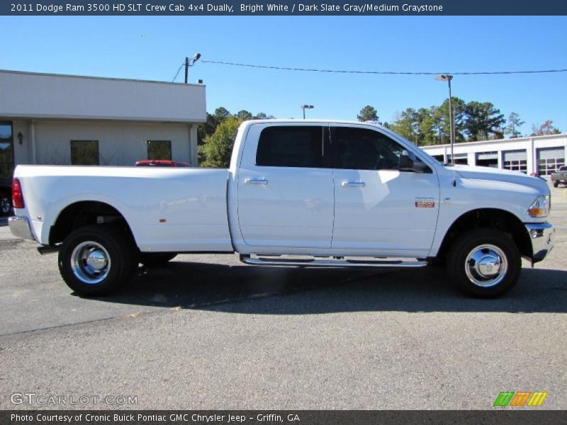  2011 Ram 3500 HD SLT Crew Cab 4x4 Dually Bright White