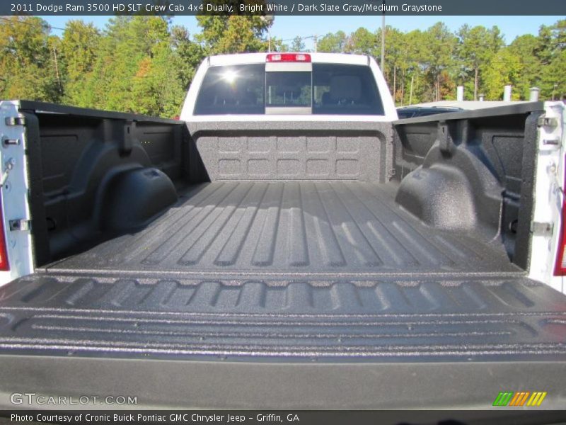 Bright White / Dark Slate Gray/Medium Graystone 2011 Dodge Ram 3500 HD SLT Crew Cab 4x4 Dually