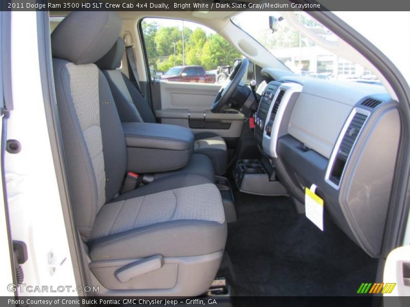 2011 Ram 3500 HD SLT Crew Cab 4x4 Dually Dark Slate Gray/Medium Graystone Interior
