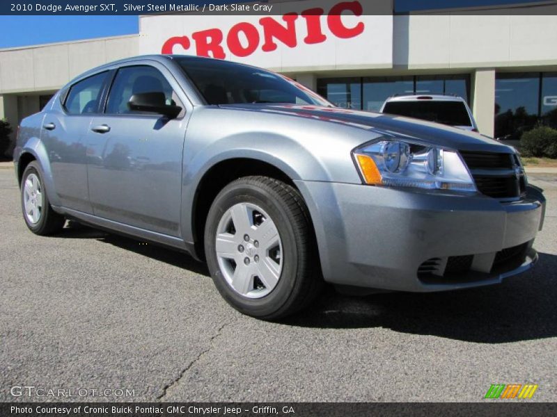 Silver Steel Metallic / Dark Slate Gray 2010 Dodge Avenger SXT