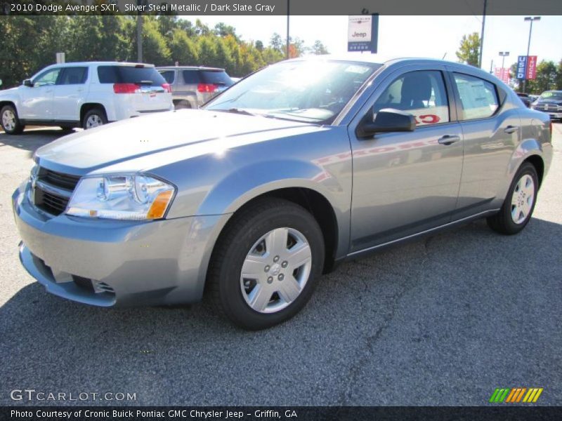 Silver Steel Metallic / Dark Slate Gray 2010 Dodge Avenger SXT