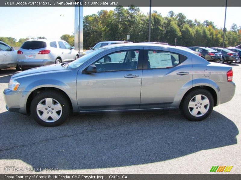 Silver Steel Metallic / Dark Slate Gray 2010 Dodge Avenger SXT