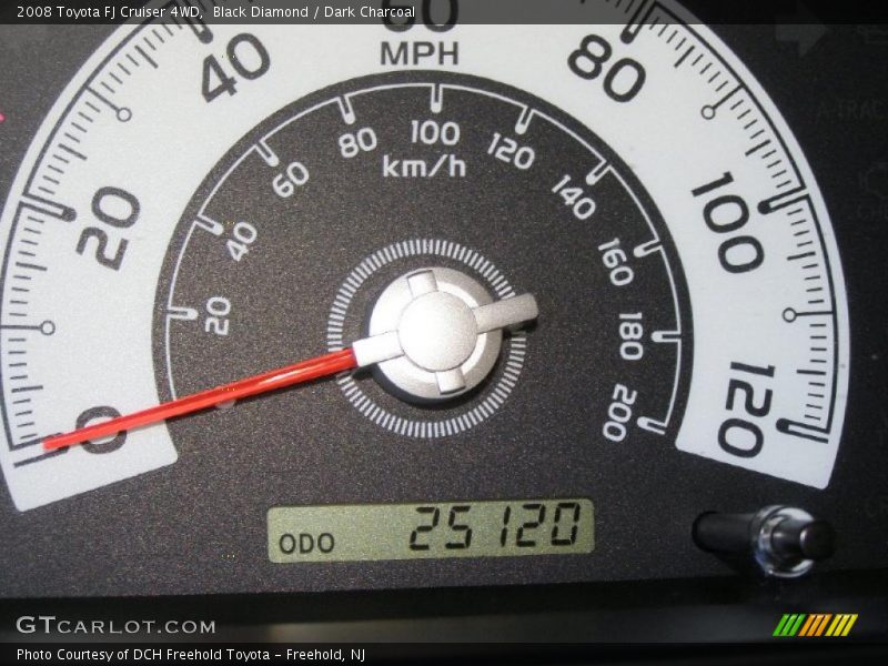 Black Diamond / Dark Charcoal 2008 Toyota FJ Cruiser 4WD