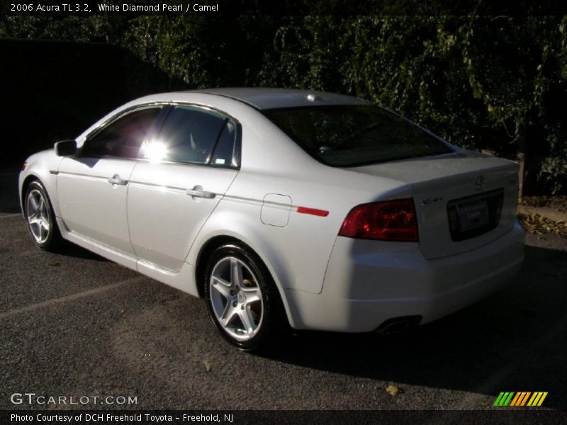 White Diamond Pearl / Camel 2006 Acura TL 3.2