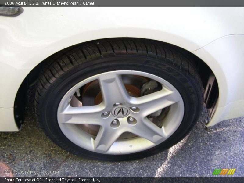 White Diamond Pearl / Camel 2006 Acura TL 3.2
