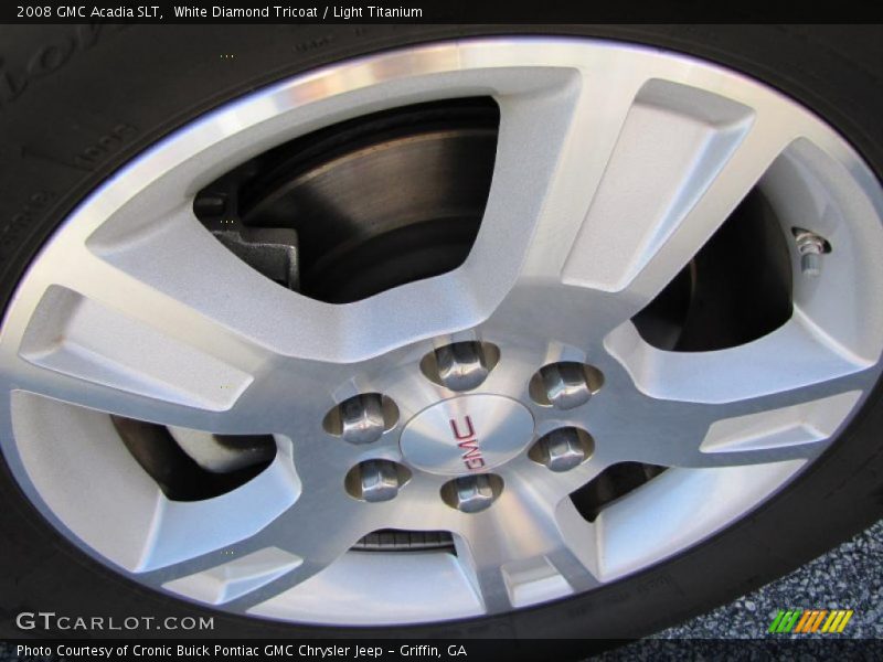 White Diamond Tricoat / Light Titanium 2008 GMC Acadia SLT