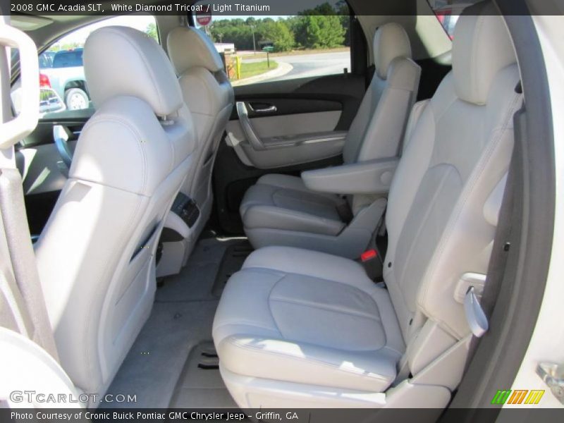 White Diamond Tricoat / Light Titanium 2008 GMC Acadia SLT