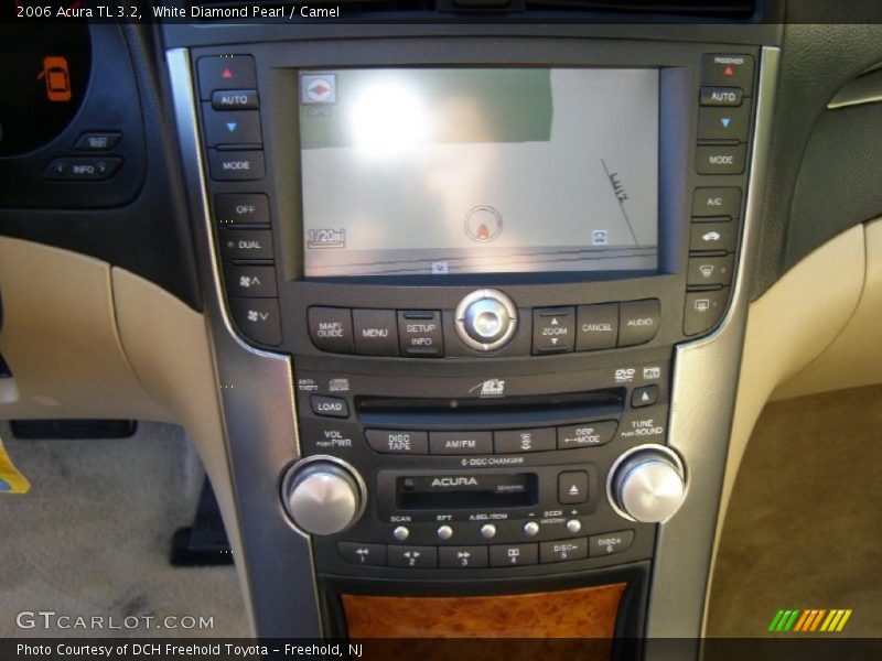 White Diamond Pearl / Camel 2006 Acura TL 3.2