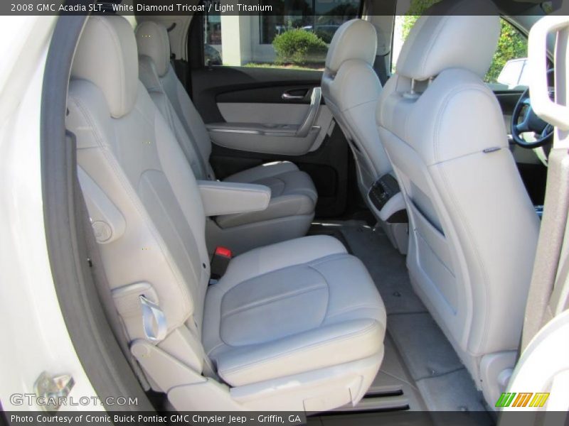White Diamond Tricoat / Light Titanium 2008 GMC Acadia SLT
