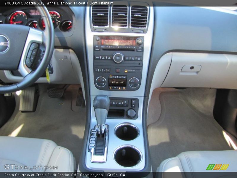 White Diamond Tricoat / Light Titanium 2008 GMC Acadia SLT