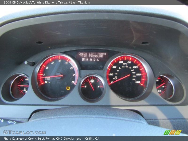 White Diamond Tricoat / Light Titanium 2008 GMC Acadia SLT
