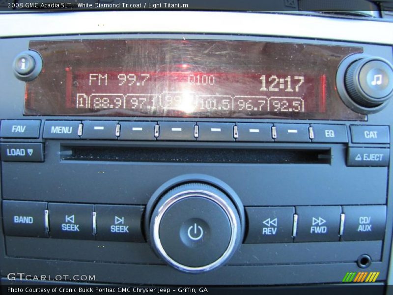 White Diamond Tricoat / Light Titanium 2008 GMC Acadia SLT