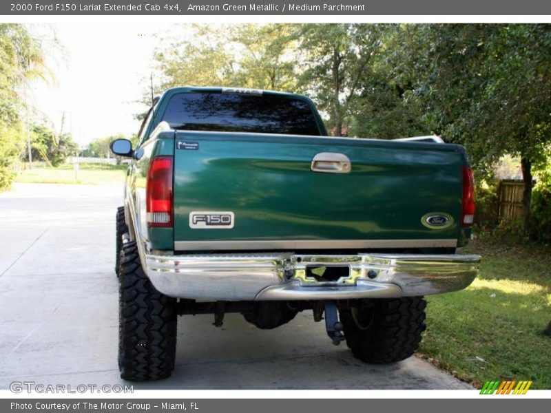 Amazon Green Metallic / Medium Parchment 2000 Ford F150 Lariat Extended Cab 4x4