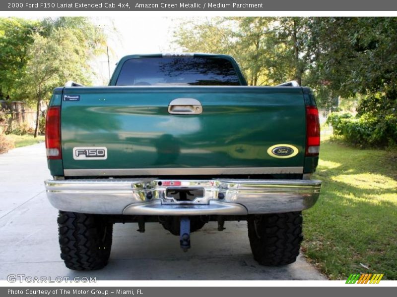 Amazon Green Metallic / Medium Parchment 2000 Ford F150 Lariat Extended Cab 4x4