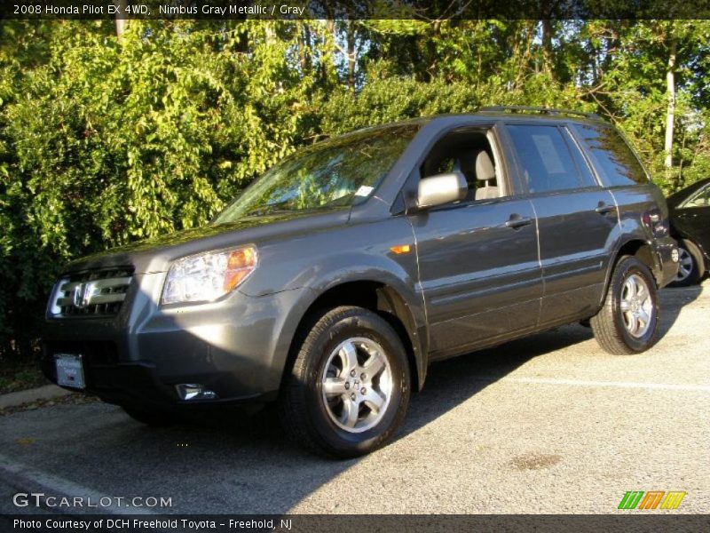 Nimbus Gray Metallic / Gray 2008 Honda Pilot EX 4WD