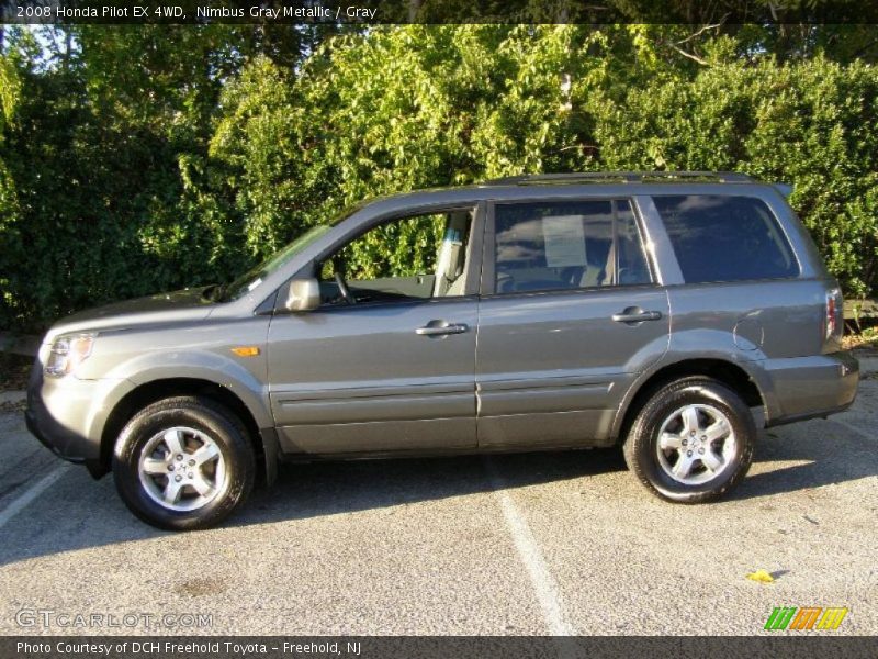 Nimbus Gray Metallic / Gray 2008 Honda Pilot EX 4WD