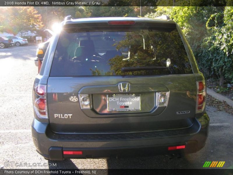 Nimbus Gray Metallic / Gray 2008 Honda Pilot EX 4WD