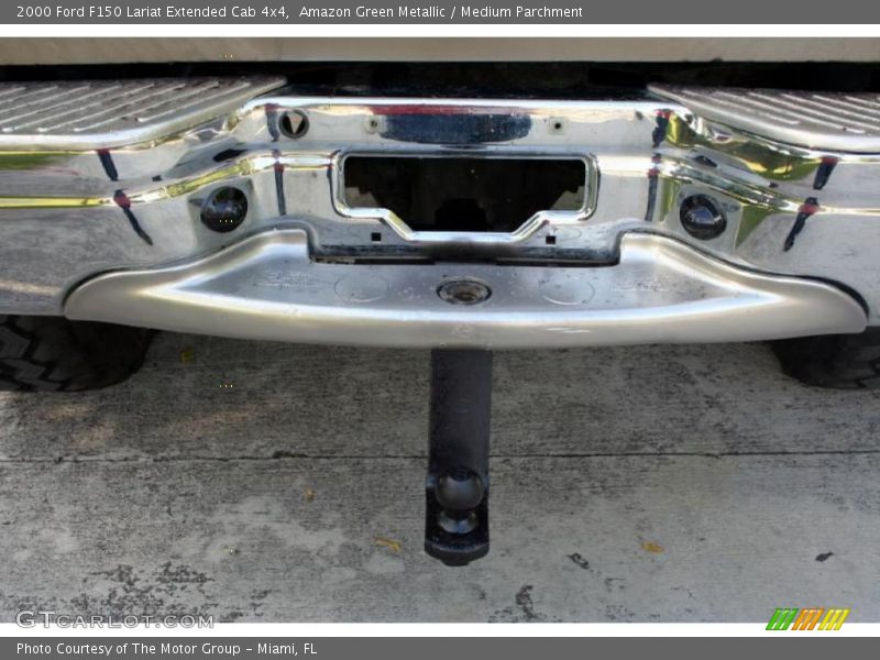 Amazon Green Metallic / Medium Parchment 2000 Ford F150 Lariat Extended Cab 4x4