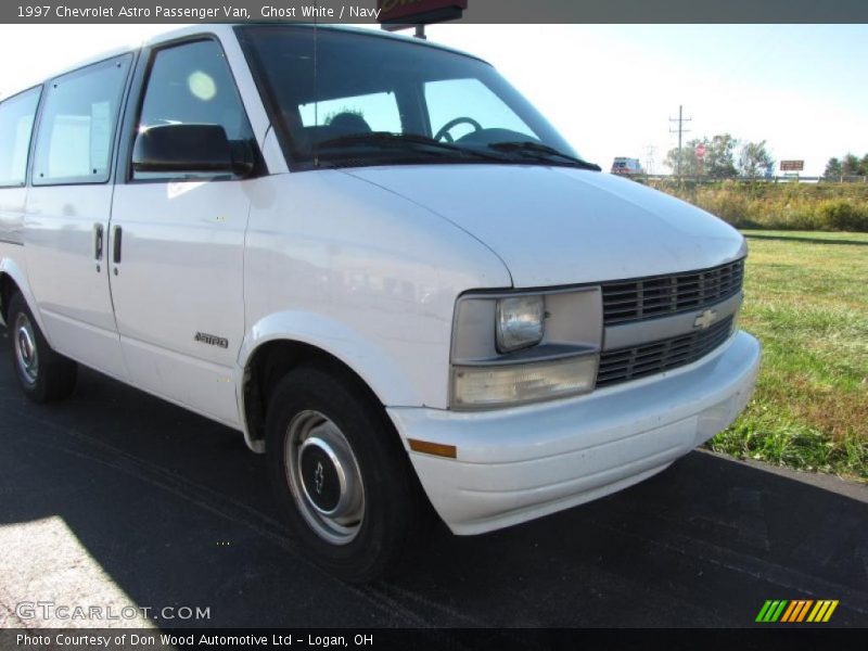 Ghost White / Navy 1997 Chevrolet Astro Passenger Van