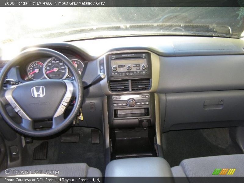 Nimbus Gray Metallic / Gray 2008 Honda Pilot EX 4WD
