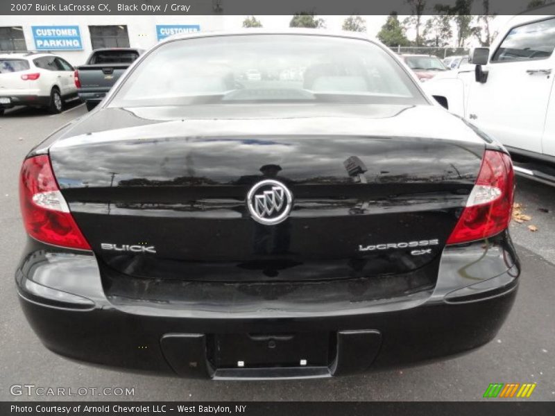 Black Onyx / Gray 2007 Buick LaCrosse CX