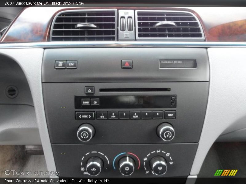 Controls of 2007 LaCrosse CX
