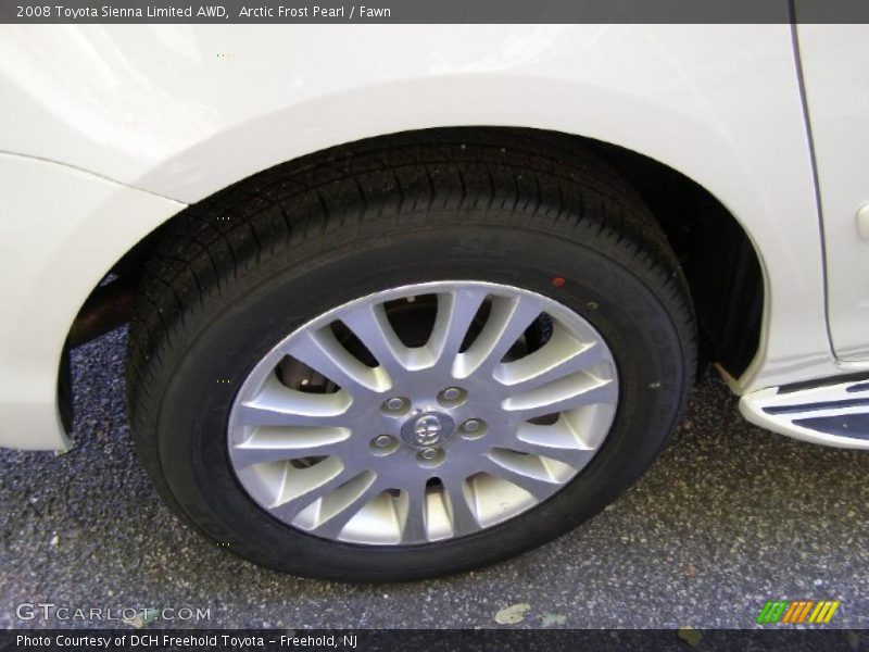 Arctic Frost Pearl / Fawn 2008 Toyota Sienna Limited AWD