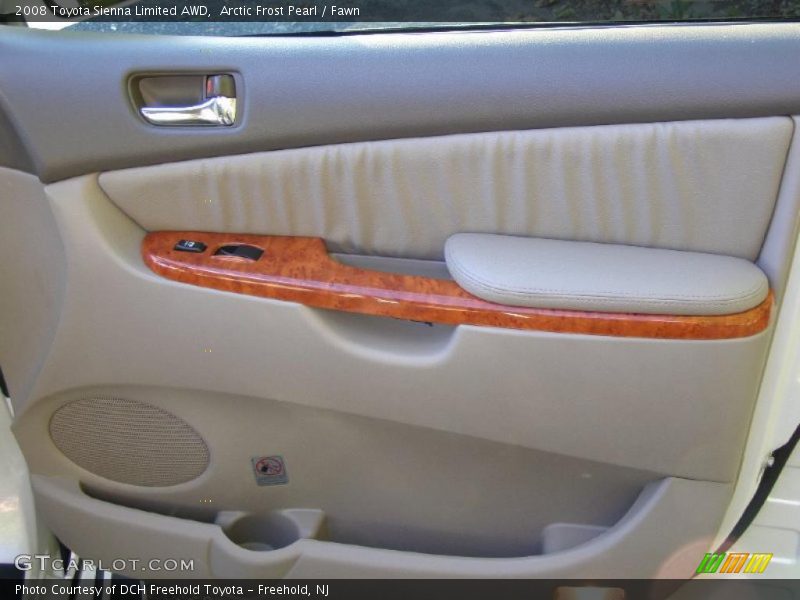 Arctic Frost Pearl / Fawn 2008 Toyota Sienna Limited AWD