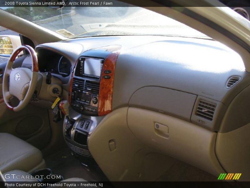 Arctic Frost Pearl / Fawn 2008 Toyota Sienna Limited AWD