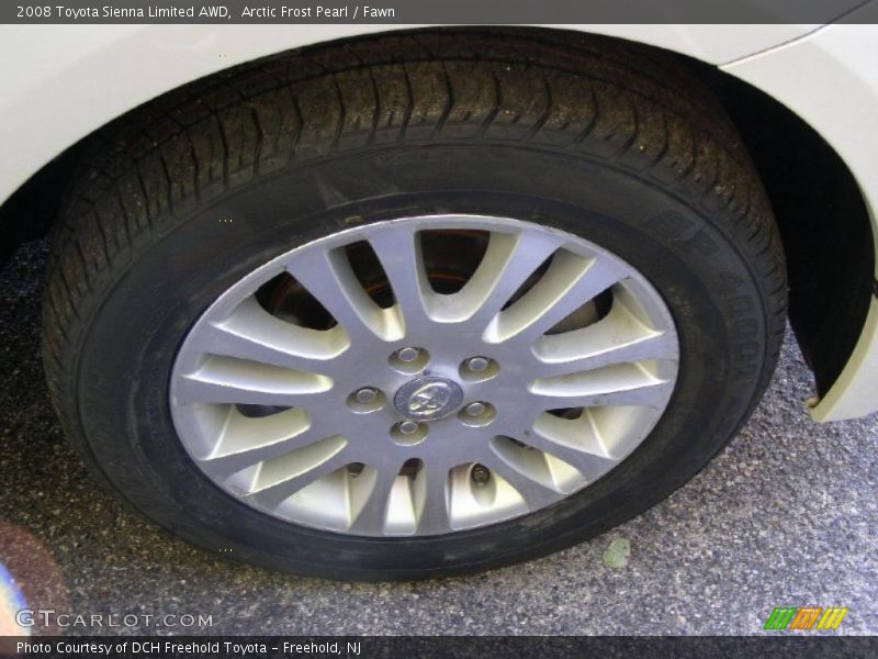 Arctic Frost Pearl / Fawn 2008 Toyota Sienna Limited AWD