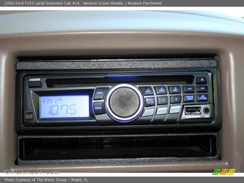 Amazon Green Metallic / Medium Parchment 2000 Ford F150 Lariat Extended Cab 4x4