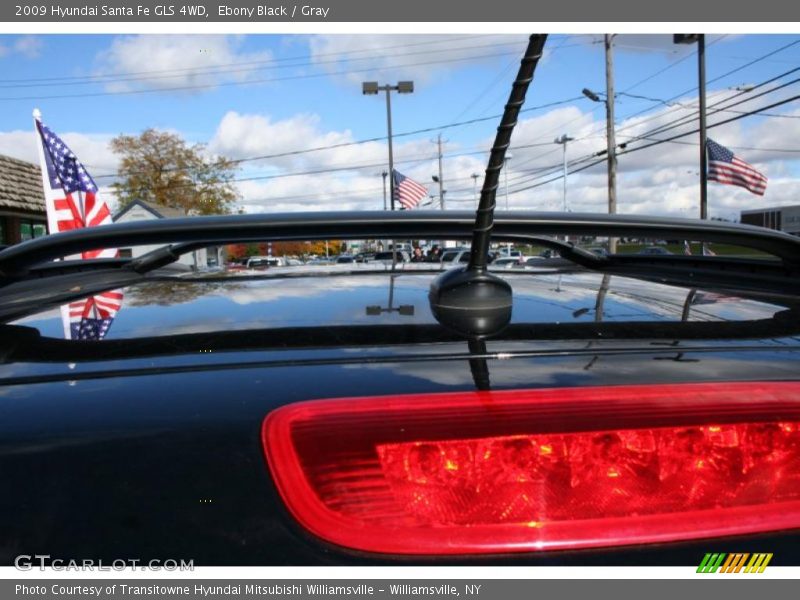 Ebony Black / Gray 2009 Hyundai Santa Fe GLS 4WD