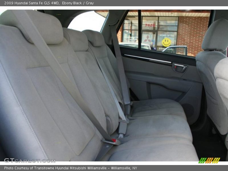 Ebony Black / Gray 2009 Hyundai Santa Fe GLS 4WD
