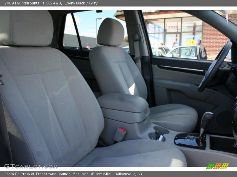 Ebony Black / Gray 2009 Hyundai Santa Fe GLS 4WD