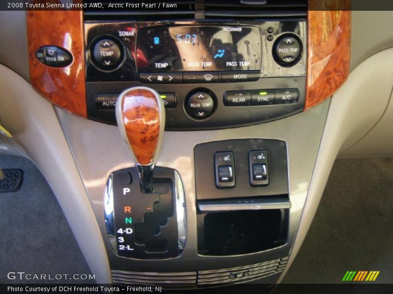 Arctic Frost Pearl / Fawn 2008 Toyota Sienna Limited AWD