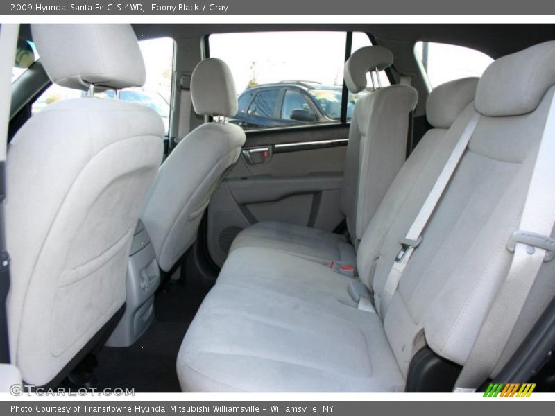 Ebony Black / Gray 2009 Hyundai Santa Fe GLS 4WD