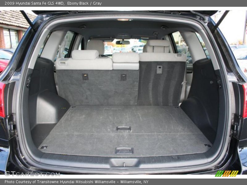 Ebony Black / Gray 2009 Hyundai Santa Fe GLS 4WD