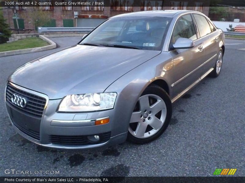 Quartz Grey Metallic / Black 2006 Audi A8 4.2 quattro
