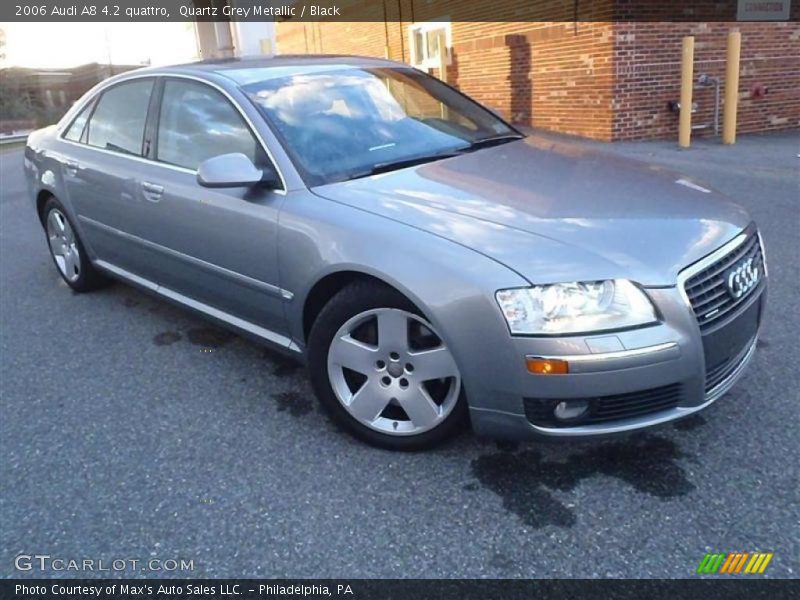 Quartz Grey Metallic / Black 2006 Audi A8 4.2 quattro