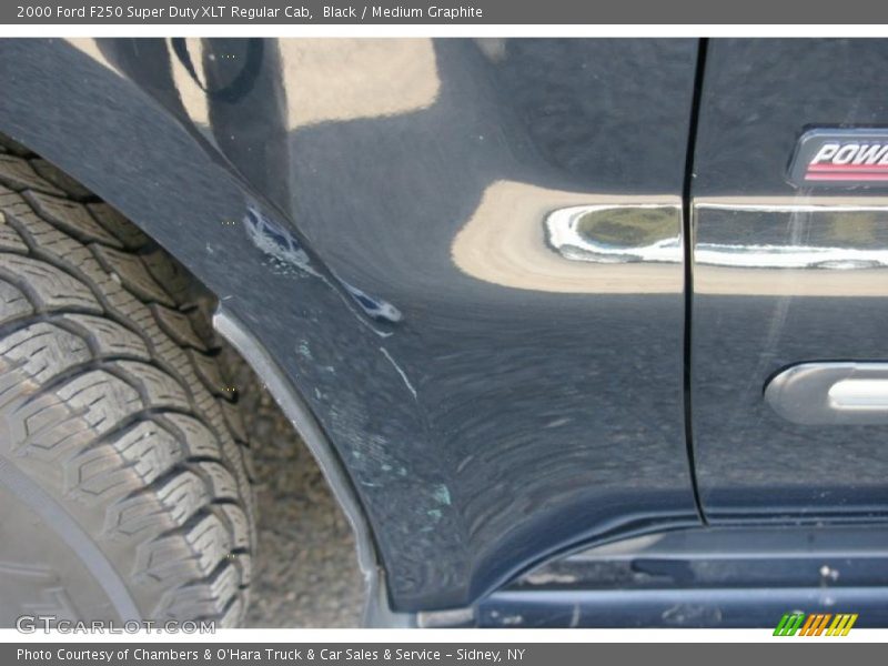 Black / Medium Graphite 2000 Ford F250 Super Duty XLT Regular Cab