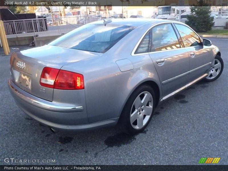 Quartz Grey Metallic / Black 2006 Audi A8 4.2 quattro