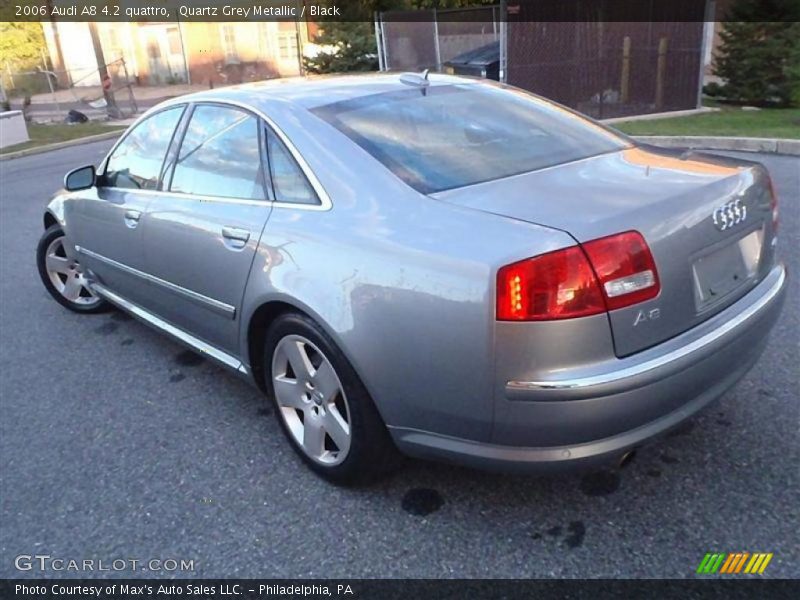 Quartz Grey Metallic / Black 2006 Audi A8 4.2 quattro