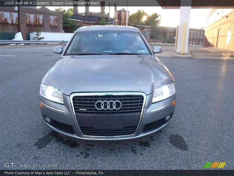 Quartz Grey Metallic / Black 2006 Audi A8 4.2 quattro