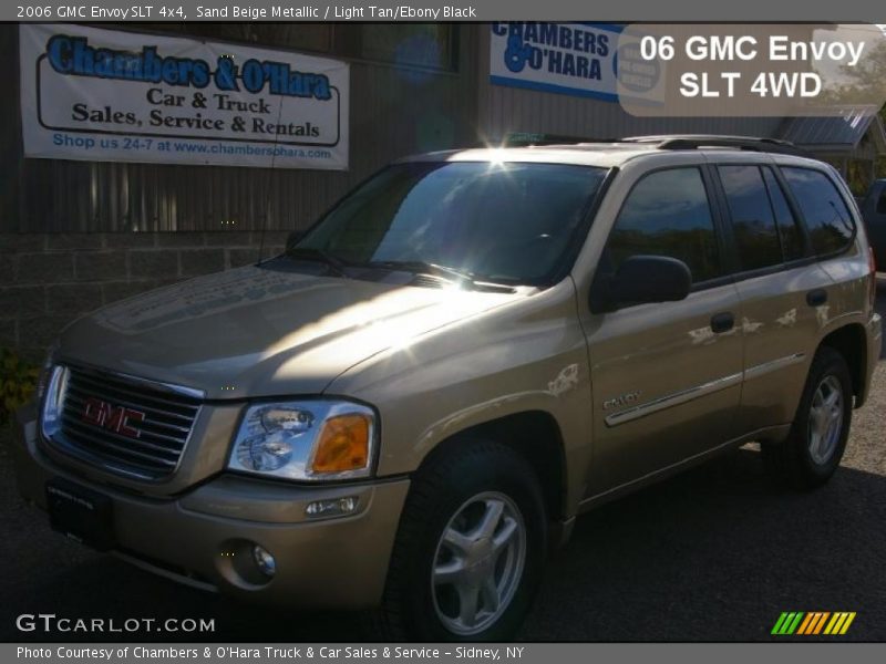 Sand Beige Metallic / Light Tan/Ebony Black 2006 GMC Envoy SLT 4x4