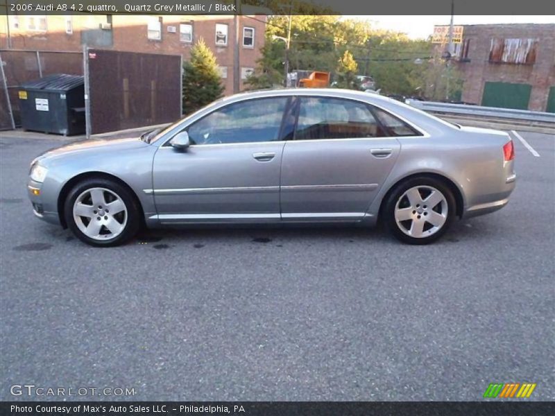 Quartz Grey Metallic / Black 2006 Audi A8 4.2 quattro