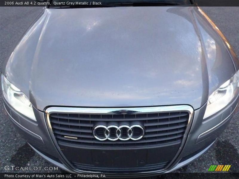 Quartz Grey Metallic / Black 2006 Audi A8 4.2 quattro